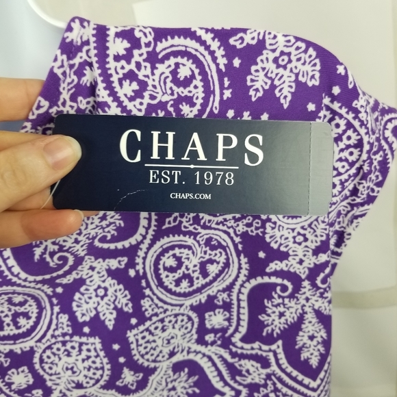 3 / $15  NWT Chaps Top - Picture 4 of 5